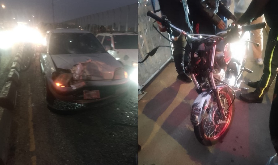 Brutal choque en el Puente de la 17 deja dos heridos y caos en el tránsito este viernes