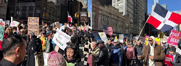 Dominicanos en NYC participan masivamente en protesta “Día Sin Reyes en EE. UU.”