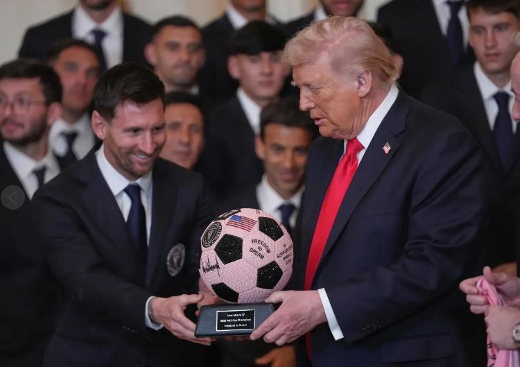 Trump homenajea a Messi e Inter Miami en la Casa Blanca por título de la MLS