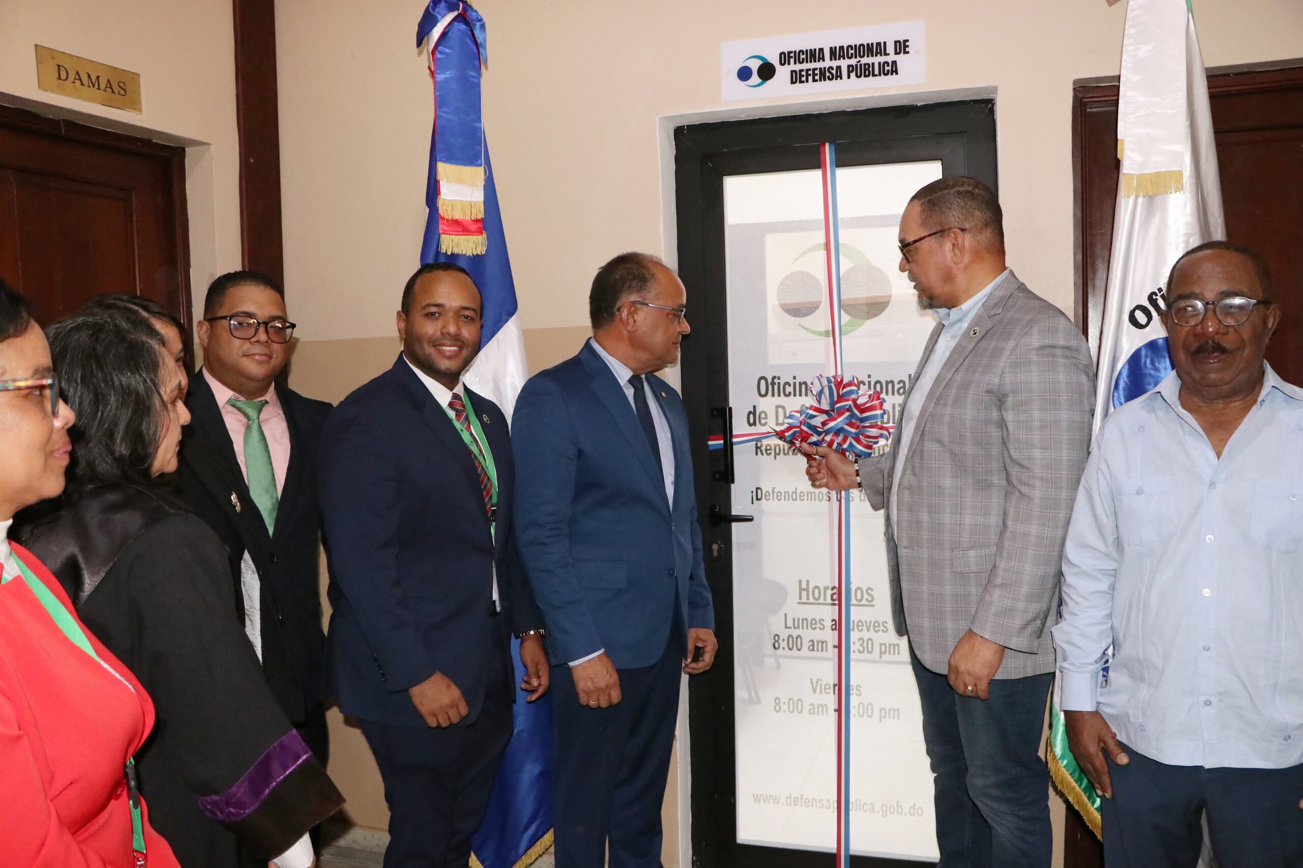 Defensa Pública inaugura nueva oficina en Nagua, provincia María Trinidad Sánchez