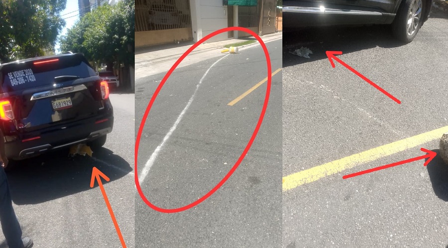 Aparatoso accidente en Bella Vista: Jeepeta pierde el control y derriba protecciones de edificio