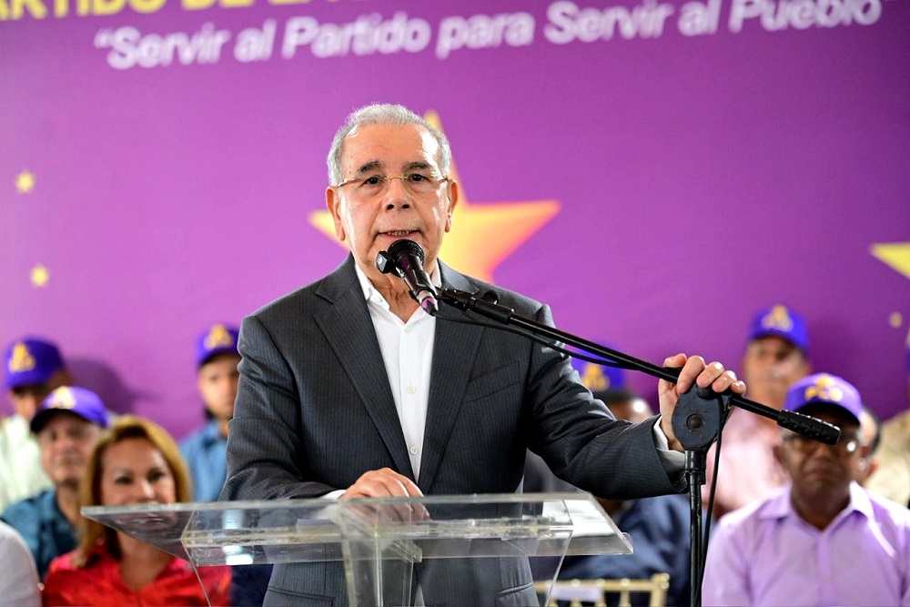 Danilo Medina encabezará actos de juramentación del PLD este domingo