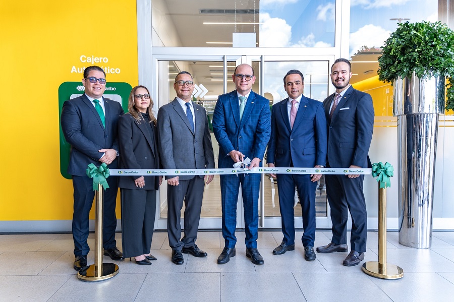 Banco Caribe inaugura nueva sucursal en Plaza Cuadra en Santo Domingo Este