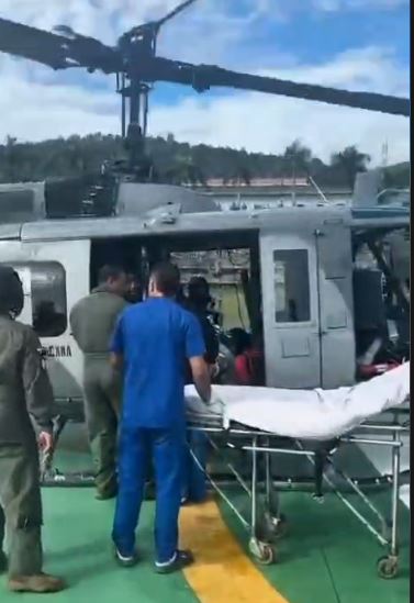 FARD realiza evacuación aeromédica en el Pico Duarte en apoyo al COE y la DAEH