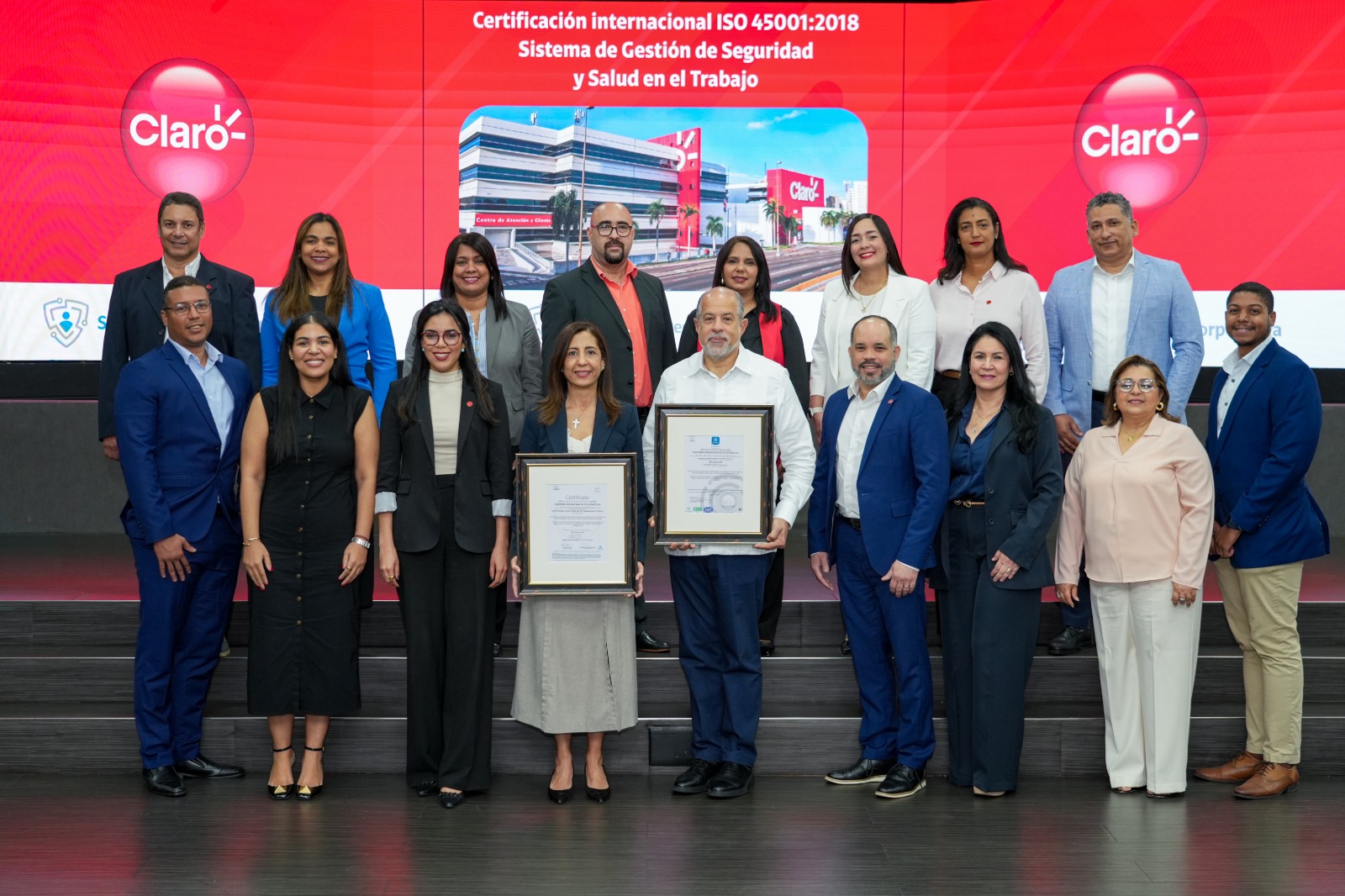 Claro se convierte en la primera empresa de telecomunicaciones en obtener la certificación ISO 45001