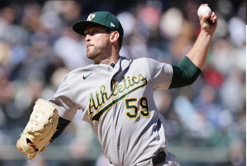 Jeffrey Springs lleva juego sin hits al séptimo y A’s doblegan 1-0 a Yankees