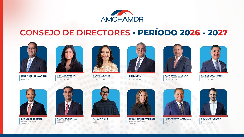 AMCHAMDR celebra Asamblea General Ordinaria 2026 y elige nuevo Consejo de Directores