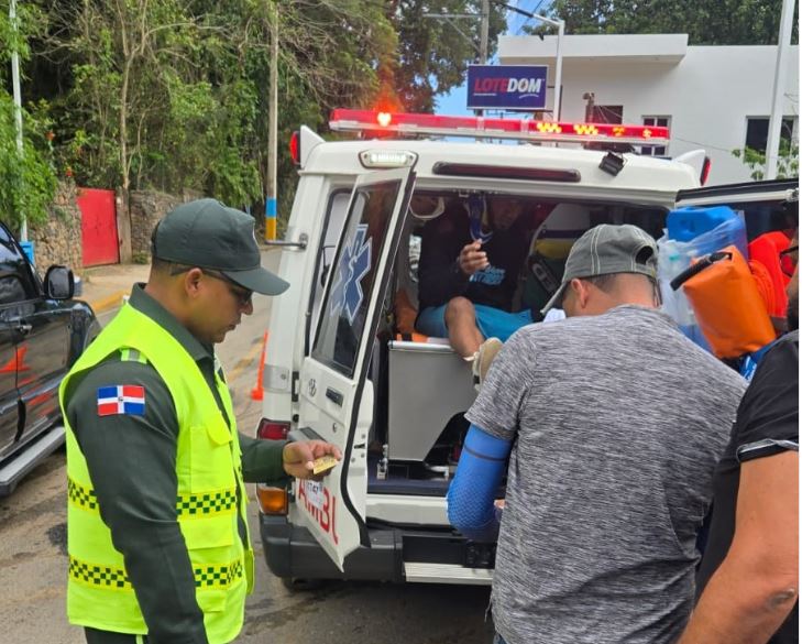 Dos lesionados en accidente en Las Terrenas