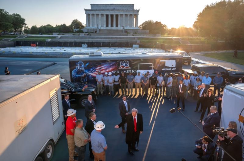 Trump afirma autoridad sobre espacios públicos de Washington