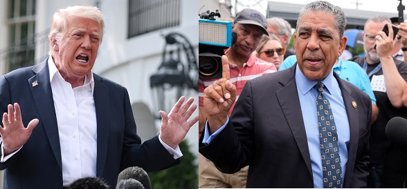 Trump niega que condiciones inmigrantes detenidos en cárcel Delaney Hall-NJ sean precarias; congresista Espaillat exige su clausura