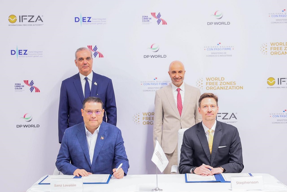 Gobierno dominicano firma memorando mundial para impulsar las zonas francas y el comercio