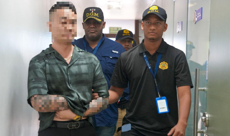 Fiscalía apresa en flagrante delito empresario chino por violencia de género