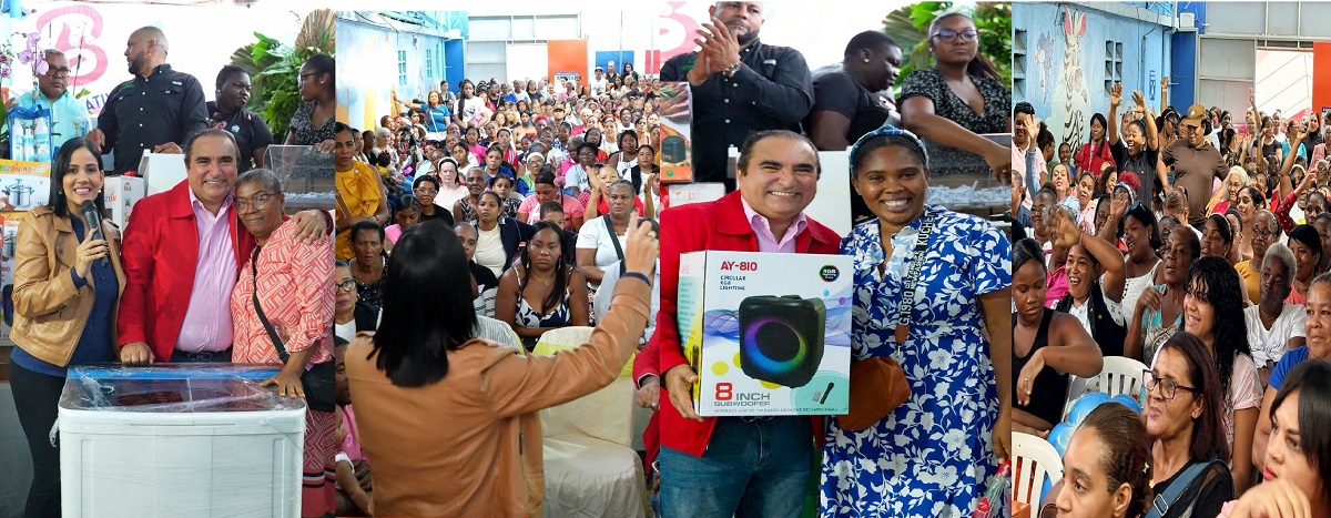 Víctor Pavón celebra el” Día de las Madres” a cientos de mujeres en SDN