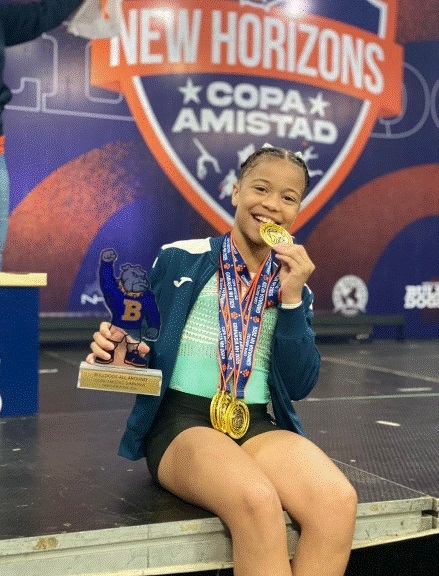 Emma Guzmán levantará en julio y septiembre el orgullo gimnástico dominicano en Panamá y El Salvador
