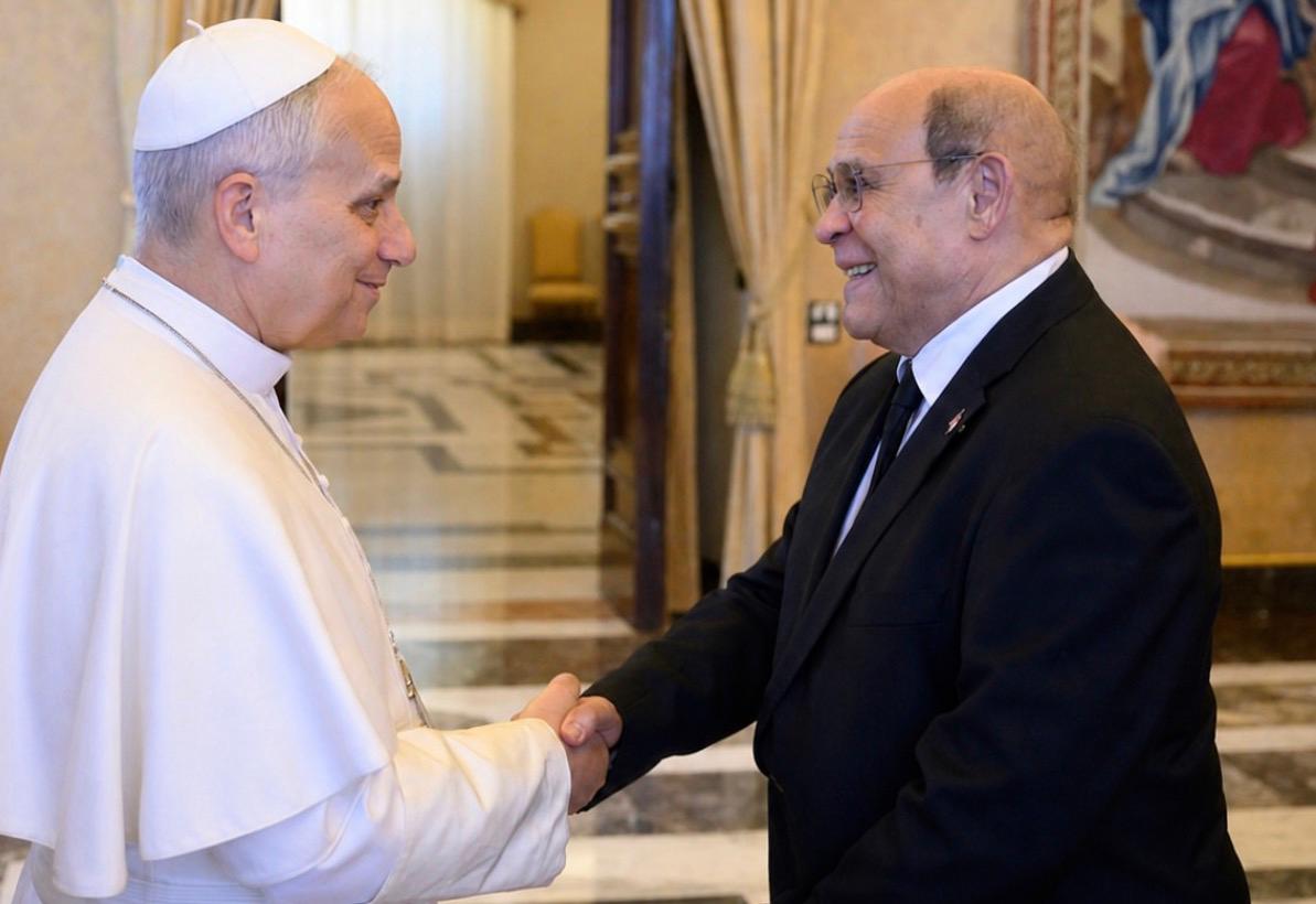 Rafael Santos destaca la sencillez del Papa León tras encuentro en el Vaticano