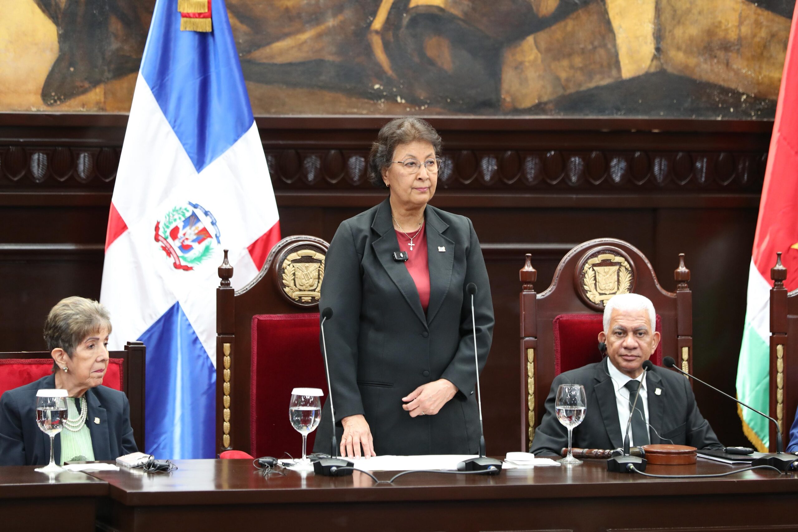 Congreso Nacional recibe a la presidenta de Surinam, Jennifer Geerlings-Simons