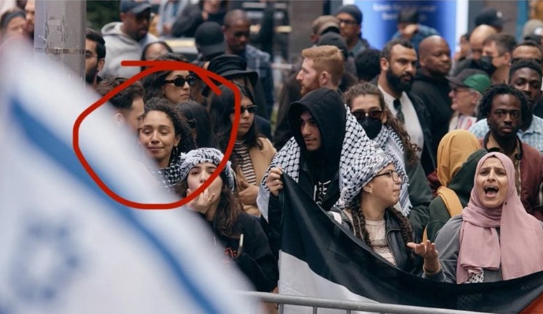 Candidata al congreso Ávila Chevalier participó en manifestación que celebraba en Hamás
