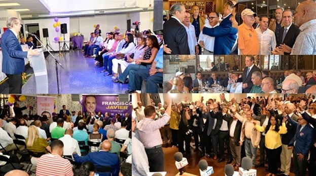 Francisco Javier presenta propuestas a la diáspora y juramenta cientos a su proyecto presidencial