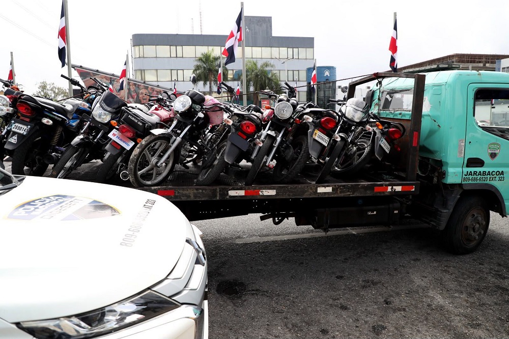 INTRANT despliega histórico operativo en paradas de motocicletas