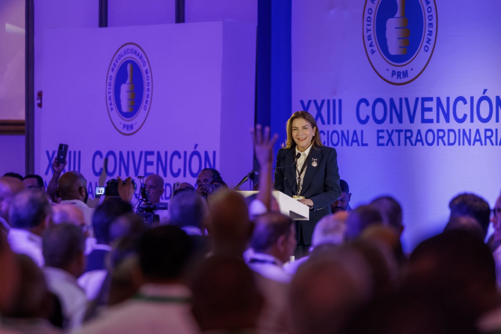 Carolina Mejía resalta madurez política del PRM, partido convoca convención para el 9 de agosto y elegirá autoridades por dos años