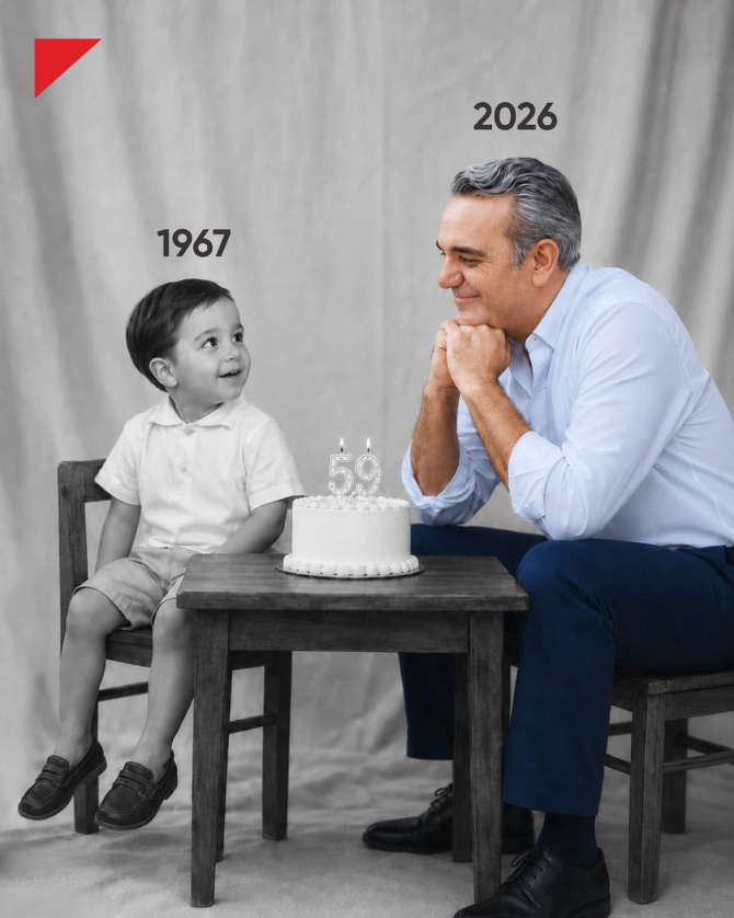 Luis Abinader cumple 59 años: agradece a Dios, su familia y quienes lo han acompañado