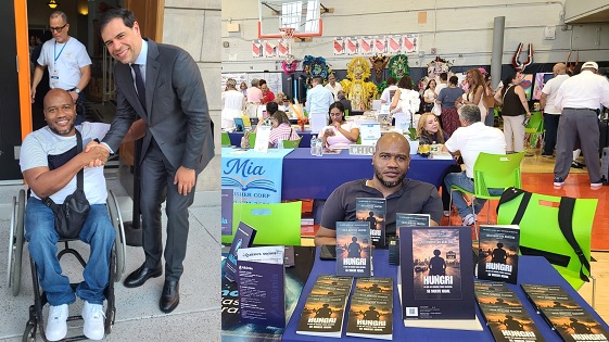 Ministro Roberto Salcedo impresionado con obra del escritor dominicano Julio Montero