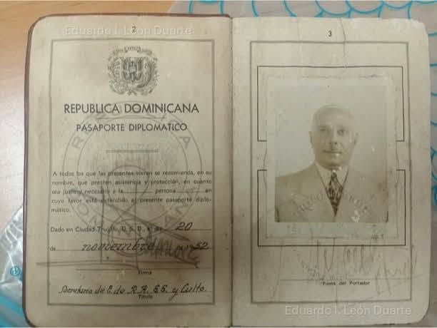 El pasaporte de Trujillo. Una pieza histórica