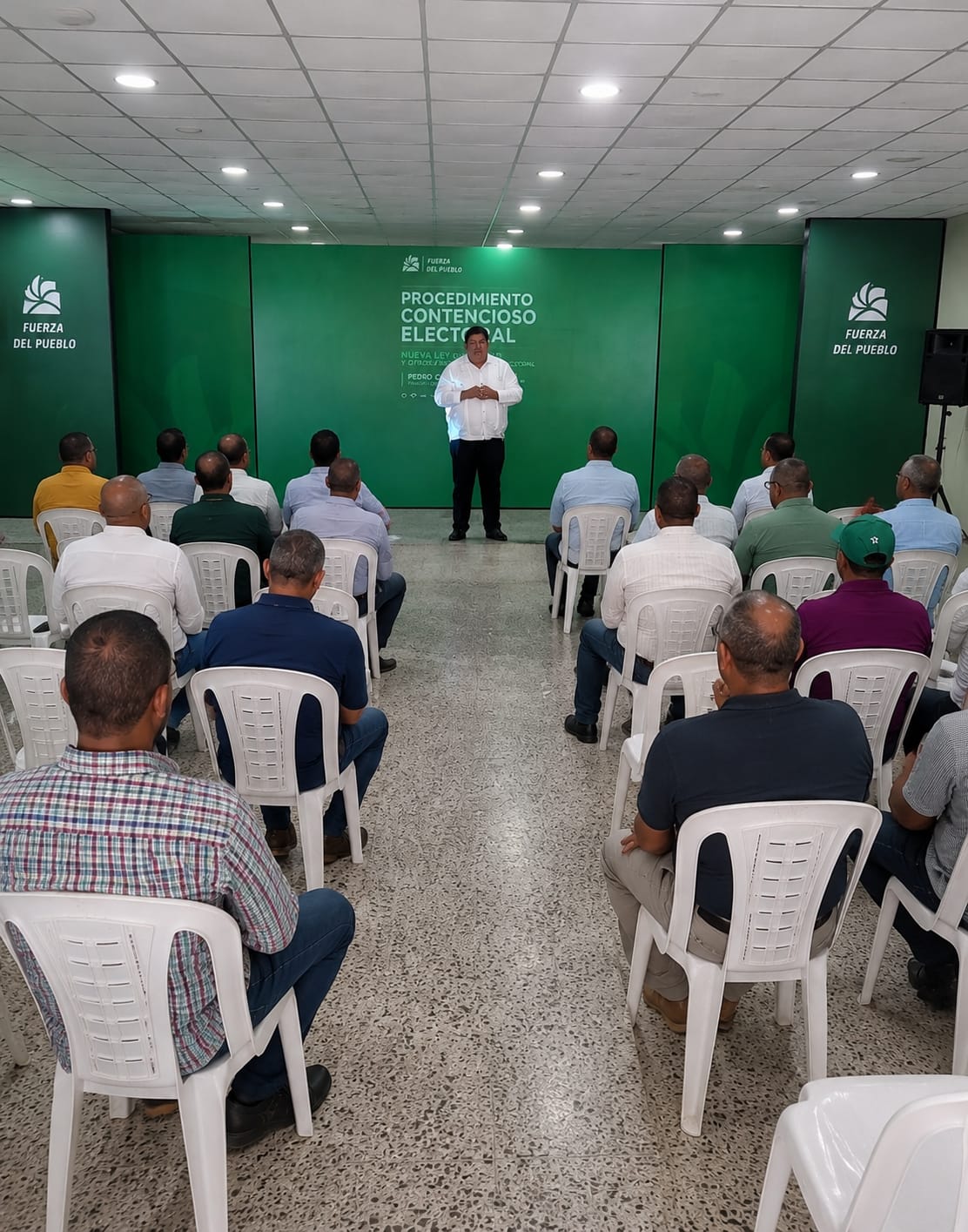 Fuerza del Pueblo juramenta dirección jurídica en María Trinidad Sánchez