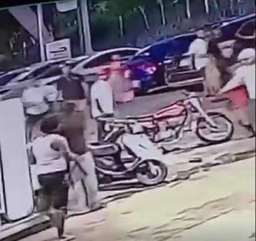 Violencia al “granel” desata balacera en estación de combustible en Cabrera