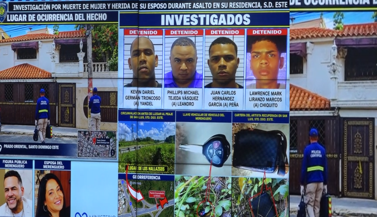 Policía recupera US$33,690 y RD$196,500 robados en el asalto en que murió la esposa de “Julián Oro Duro”