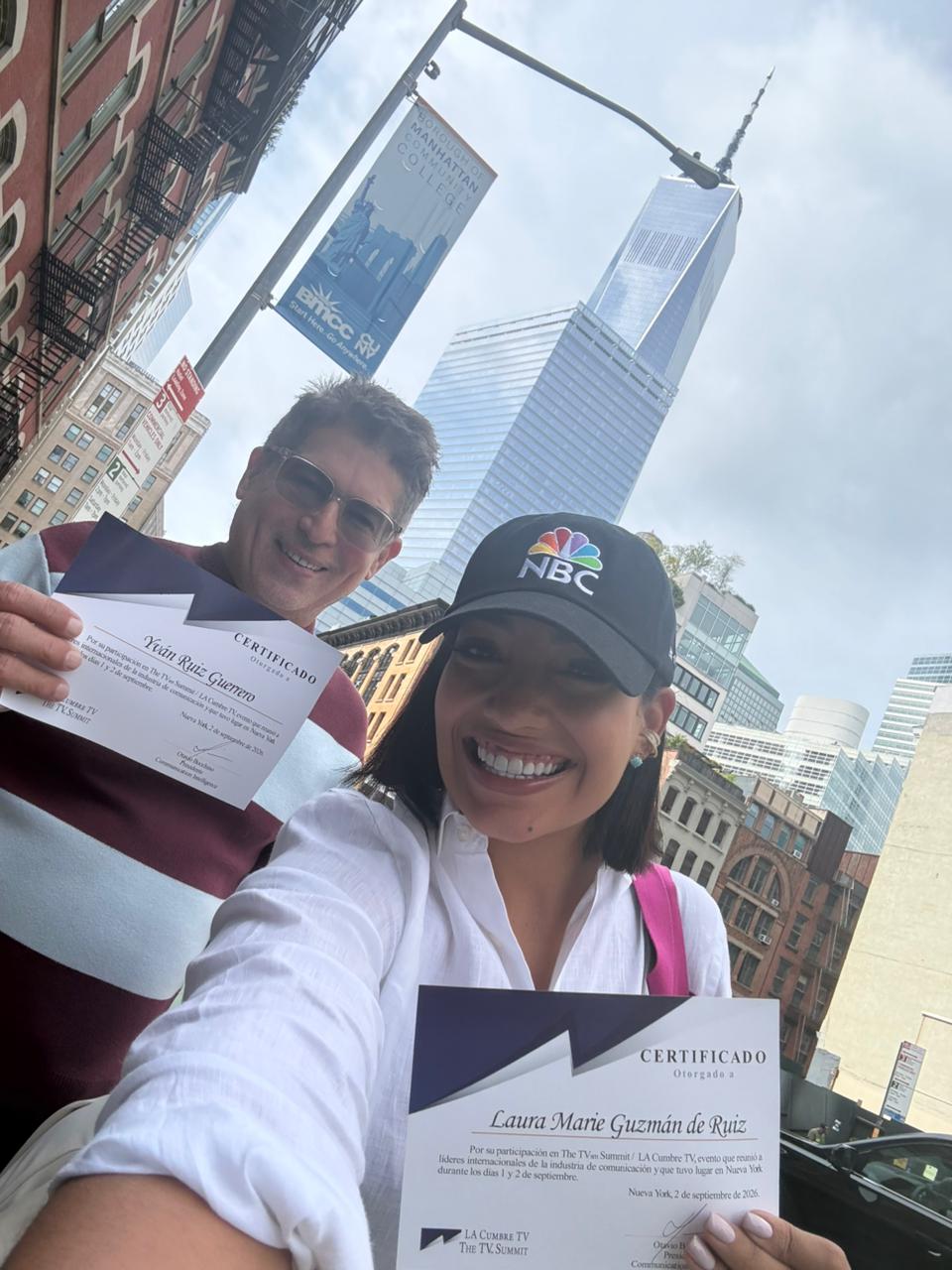 Iván Ruiz y Laura Guzmán conectan RD con líderes de la industria televisiva internacional en NY