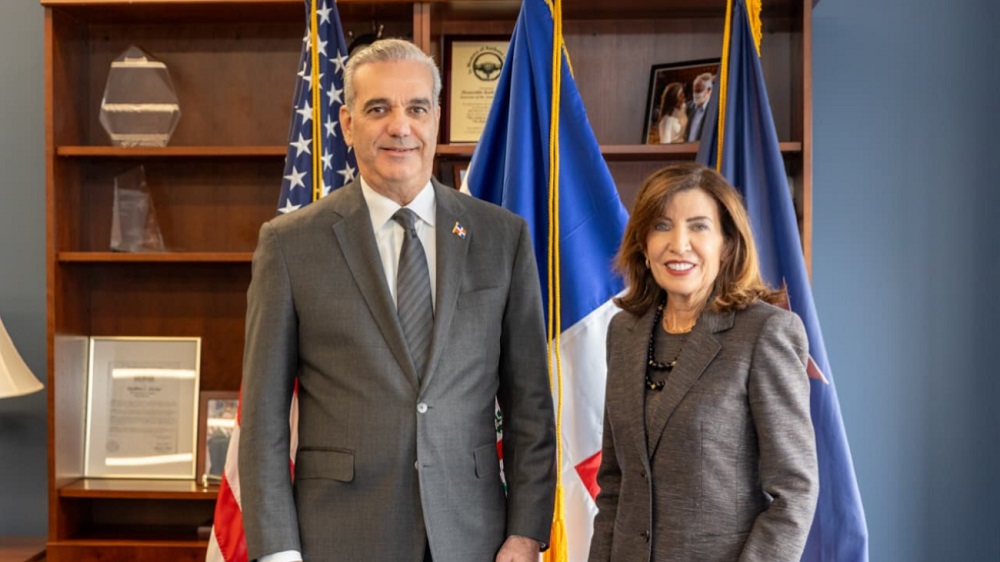 Presidente Abinader y gobernadora Hochul fortalecen cooperación entre RD y Nueva York