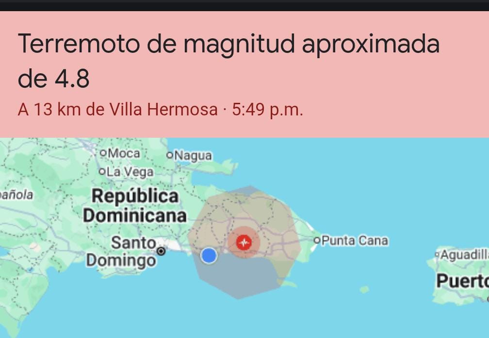 Osiris de León : Dos fuertes temblores de magnitud 5.5 y 4.3 sacudierón la República Dominicana este domingo