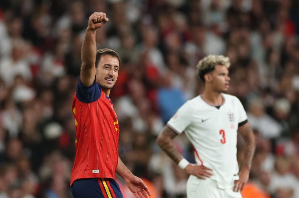 La campeona mundial España supera susto y vence a Inglaterra 3-2 en la Liga de Naciones