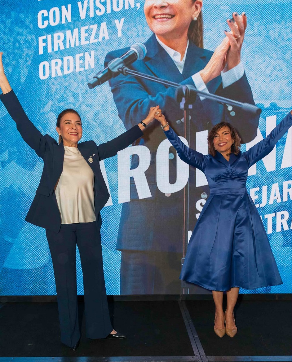 Carolina recibe apoyo de Geanilda Vásquez: “Vamos a construir y vamos a ganar
