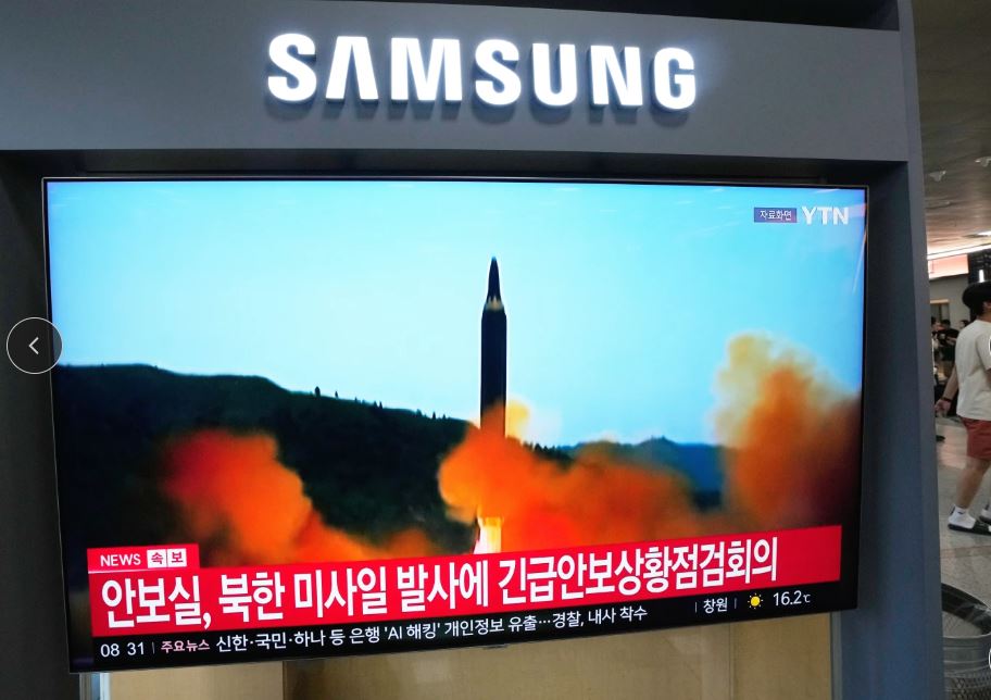 Corea del Norte realiza un lanzamiento de prueba de un misil balístico